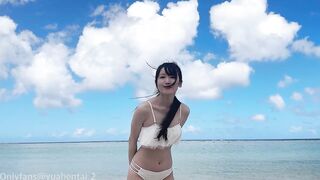 美少女Yua 海風美景民宿裡淫蕩做愛 溫潤吸莖挑弄龜頭 爆肏鮮嫩無毛白虎 女上位M腿羞恥內射湧出