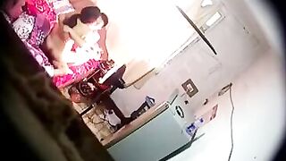 家庭攝影機偷拍 夫妻小情侶 各種方式造愛 場所露出-009