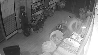 家庭攝影機偷拍 夫妻小情侶 各種方式造愛 場所露出-004