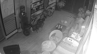 家庭攝影機偷拍 夫妻小情侶 各種方式造愛 場所露出-004