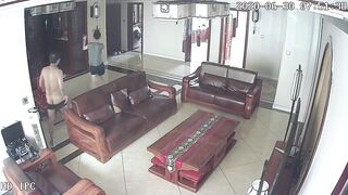 家庭攝影機偷拍 夫妻小情侶 各種方式造愛 場所露出-024