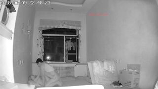 家庭攝影機偷拍 夫妻小情侶 各種方式造愛 場所露出-046