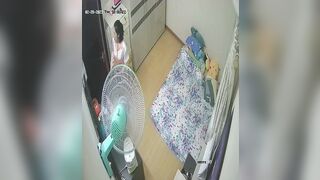 家庭攝影機真實偷拍 性生活頻繁的性福夫妻日常 大奶肥臀騷妻特別主動 女上位內射