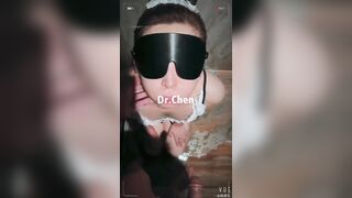 泡良大神「DR.CHEN」「GWQH」極品美女 舔腳肛交毒龍喝尿-13
