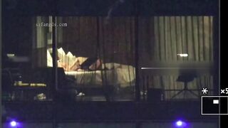 【酒店窗外偷拍】落地窗前做愛最刺激2