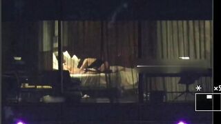 【酒店窗外偷拍】落地窗前做愛最刺激2