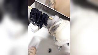 極品御姐性愛洩密 剛洗完澡就迫不及待的在洗手間幹上了！2